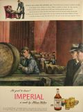 1947 Imperial Whiskey Ad ~ Ben Stahl Art, Peoria