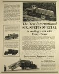 1929 International Harvester Truck Photo Ad ~ Hardin, IL