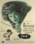 1947 Movie Ad ~ Ivy ~ Joan Fontaine