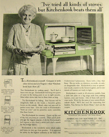 1931 Kitchenkook Stove Ad