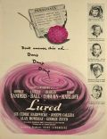 1947 Movie Ad ~ Lured ~ Lucille Ball, Boris Karloff