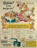 1942 Swan Soap Ad ~ Lots of Babies