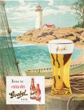 1949 Goebel Beer Ad ~ Lighthouse