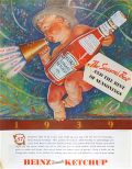 1939 Heinz Ketchup Ad ~ New Years Baby