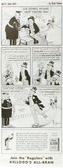 1939 Kellogg's Cereal Ad ~ Mutt & Jeff Cartoon