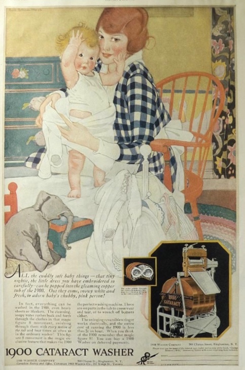1920 Cataract Washer Ad ~ Lucile Patterson Marsh