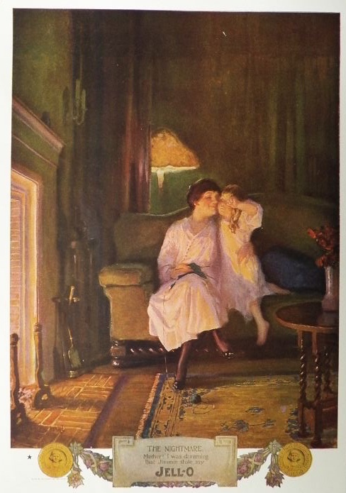 1922 Jello Ad ~ Child Has Nightmare ~ Angus MacDonall