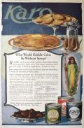 1919 Karo Syrup Ad ~ Indian Woman with Corn Body