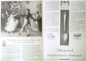 1926 International Silver Ad ~ Minuet Design