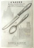 1929 Reed & Barton Silverware Ad ~ Oxford Pattern