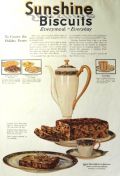 1920 Sunshine Biscuits Ad ~ Sunshine Fruit Cake