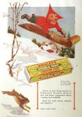 1928 Wrigley's Gum Ad ~ Mother Goose ~ The North Wind