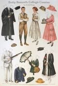 1917 Betty Bonnet's College Cousins Paper Dolls