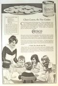 1917 Crisco Shortening Ad ~ Clover Leaves Cookies Recipe