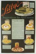 1917 Libby's Canned Food Ad ~ April Recipes