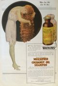 1920 Watkins Mulsified Shampoo Ad ~ Will Grefe Art
