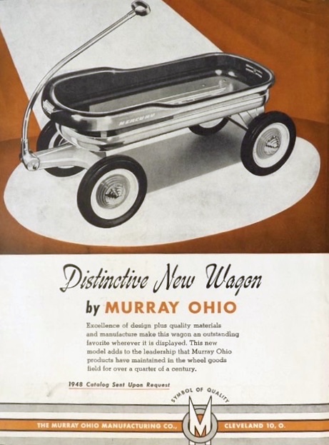 1948 Vintage Murray Mercury Wagon Ad