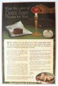 1917 Pears' Soap Ad ~ What the Color of Pears Means to You