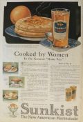 1920 Sunkist Marmalade Ad ~ Cooked By Women