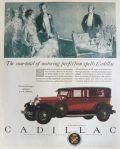1927 Cadillac Ad ~ Motoring Perfection
