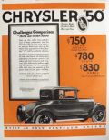 1927 Chrysler "50" Ad
