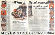 1927 Meyercord Decals Ad ~ Vintage Brand Names