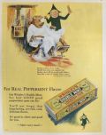 1927 Wrigley's Gum Ad ~ Mother Goose Barber, Barber