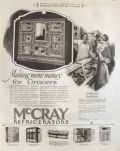 1927 McCray Refrigerator Ad ~ More Money for Grocers