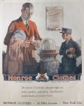 1921 Monroe Men's Fashion Ad ~ Stock Exchange Ticker