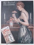1921 Planters Pennant Peanuts Ad ~ For Social Occasions
