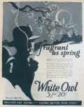 1927 White Owl Cigars Ad ~ Great Noir Style Art
