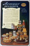 1918 Armour Desserts Ad ~ Important Part of Meal