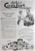 1919 Sykes Comfort Children's Powder Ad