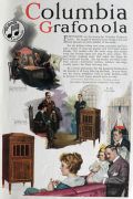 1918 Columbia Grafonola Ad ~ George Brehm Art
