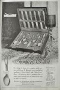 1918 Holmes & Edwards Silverware Ad ~ Jamestown Pattern