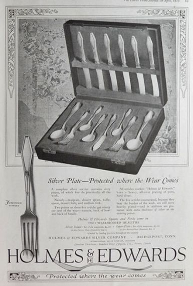 1919 Holmes & Edwards Silver Plate ~ Jamestown Pattern