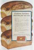 1919 Magic Yeast Foam Ad ~ Golden Brown Bread