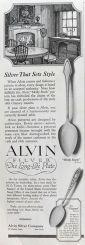 1920 Alvin Silver Plate Ad ~ Molly Stark & Victory