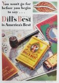 1931 Dill's Best Smoking Tobacco Ad