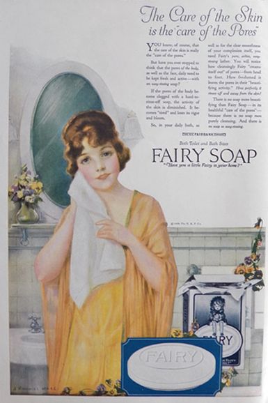 1920 Fairy Soap Ad ~ J. Knowles Hare Art