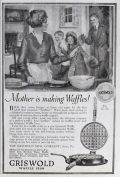 1920 Griswold Waffle Iron Ad