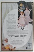 1920 Ivory Soap Flakes Ad ~ Norman Price Art