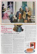 1920 Aunt Jemima Pancakes Ad ~ The Colonel's Mustache