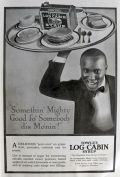 1920 Towle's Log Cabin Syrup Ad ~ Mighty Good fo' Somebody dis Mo'nin!