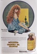 1920 Mulsified Coconut Oil Oil Ad ~ Will Grefe Art