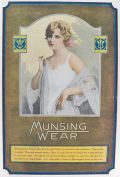 1920 Munsingwear Underwear Ad ~ Woman in Negligee