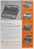 1932 Remington Portable Typewriter Ad ~ Noiseless