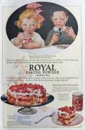 1920 Royal Baking Powder Ad ~ Strawberry Shortcake Recipe