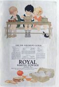 1920 Royal Baking Powder Ad ~ Children's Lunch Recipes ~ Torre Bevans Art