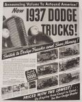 1937 Dodge Trucks Ad ~ Old Truck Photos
